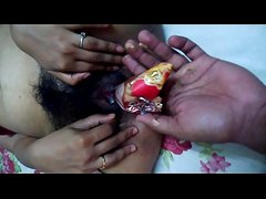 mallu girl ketki from mumbai helping boyfriend to insert cone ice cream in pussy